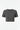 Textured Crop T-Shirt for Women - Charcoal Grey - MEME