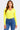 V Neck T-Shirt For Women - Neon Green