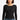 Solid Black Top For Women - Black - MEME