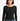 Solid Black Top For Women - Black - MEME