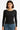 Solid Black Top For Women - Black - MEME