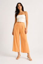 PLEATED WIDE LEG TROUSERS FOR WOMEN