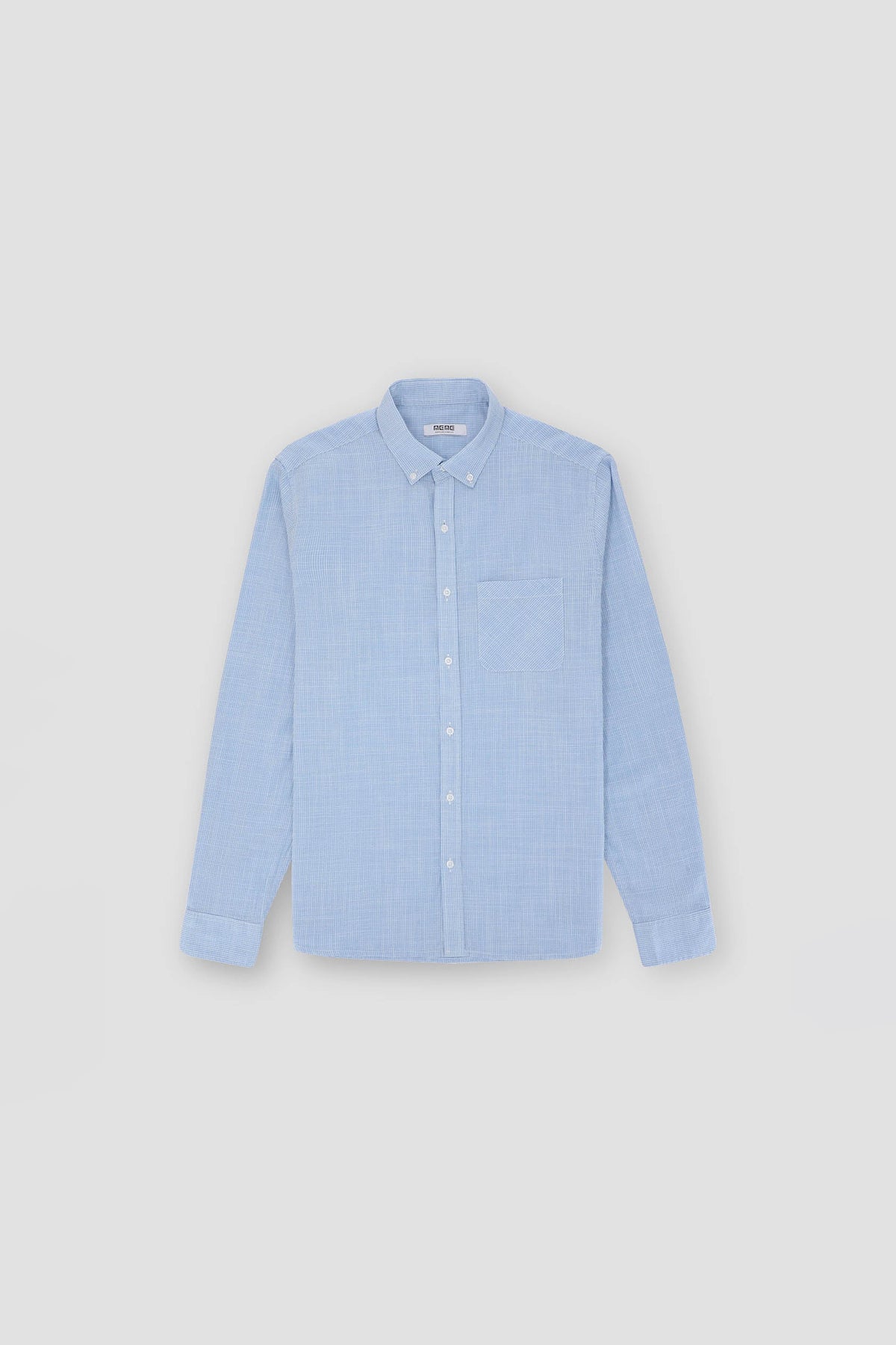 Check Button Down Shirt For Men - Check