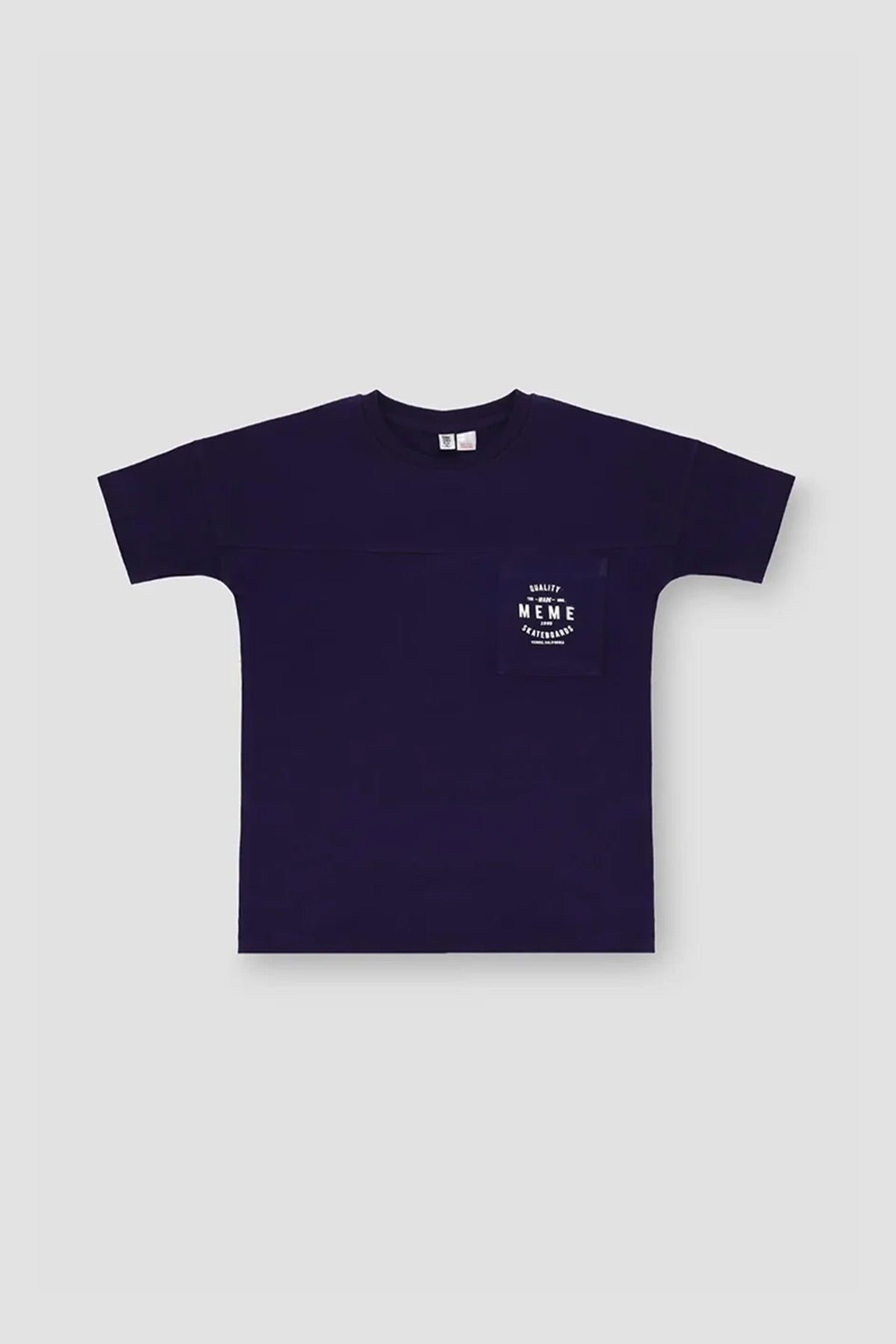 Chest Pocket T-Shirt For Boy - Violet - New Arrival