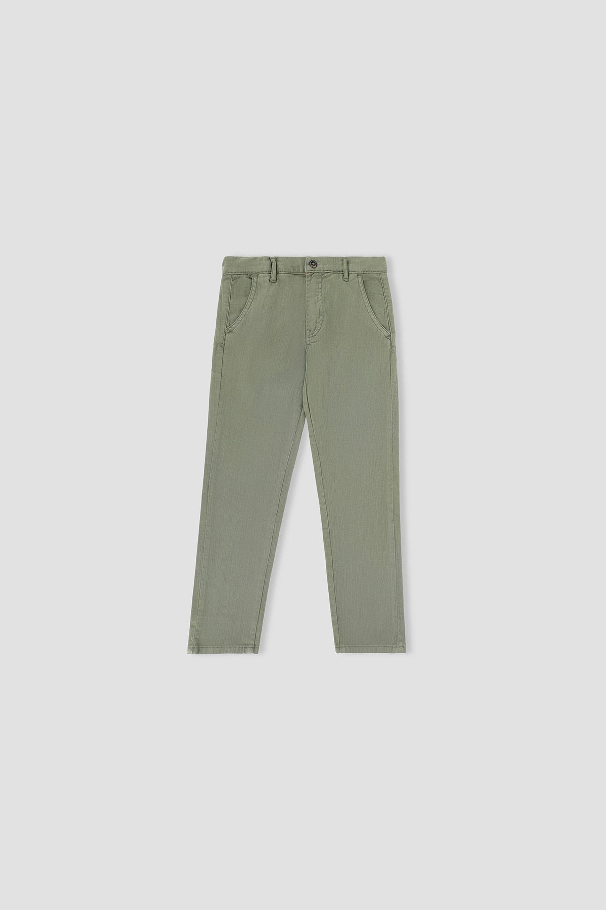 Chino Pant For Boy - Deep Lichen