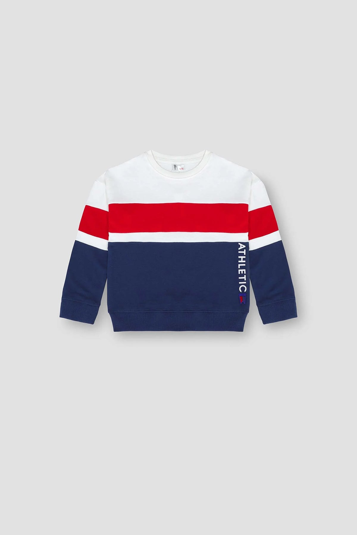 Colorblock Sweatshirt For Boy - Red