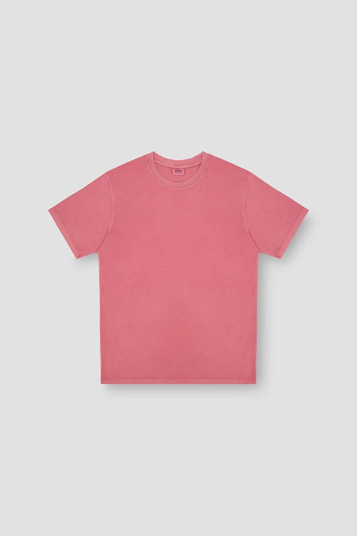 Crew Neck Solid T-Shirt For Men - Pink