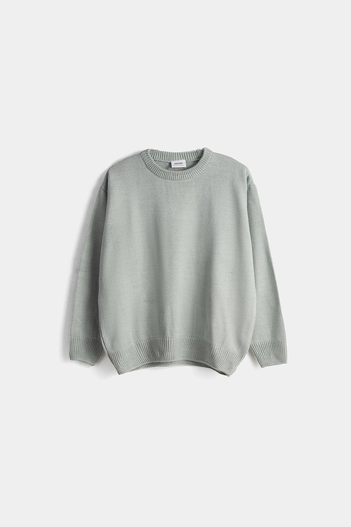 Crew Neck Sweatshirt For Women - Grey