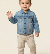 Denim Jacket For Baby Boy - Light Blue - MEME