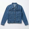Denim Jacket for Girls - Mid Blue - MEME