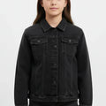 Denim Jacket For Girls - Black - MEME