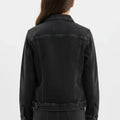 Denim Jacket For Girls - Black - MEME