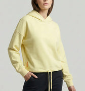 Drawstring Hoodie for Women - Yellow - MEME