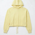 Drawstring Hoodie for Women - Yellow - MEME