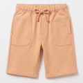  DRAWSTRING SHORTS WITH PATCH POCKETS FOR BABY BOY   MEME