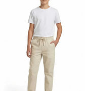 Drawstring Trousers for Boys - Beige - MEME