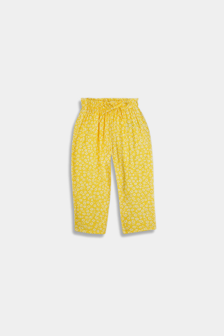 Printed Trouser for Baby Girl - Wattle