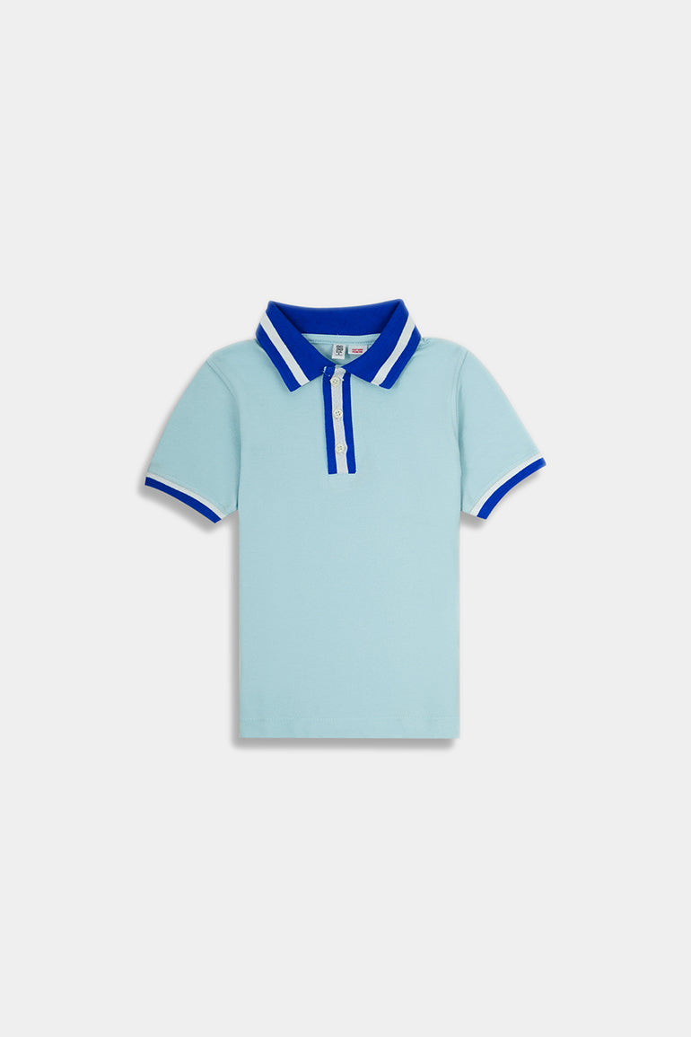 Polo T-Shirt for Boy - Jet Stream