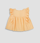 Solid Top for Girl - Deep Peach - MEME