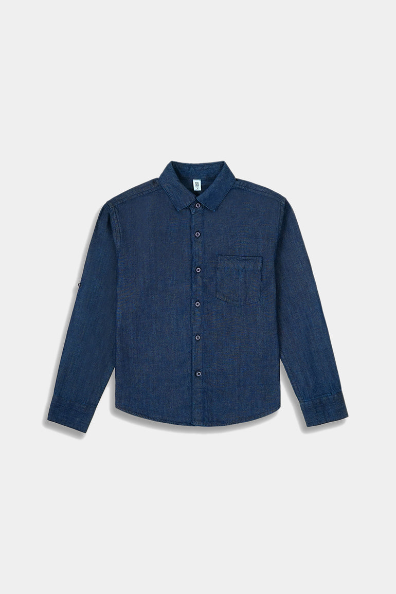 Denim Shirt for boys - Pickled Bluewood