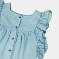 Denim Top for Girl - Jungle Mist - MEME