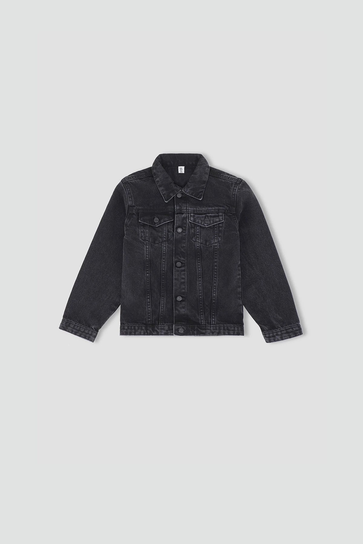 Denim Jacket For Boy - Black