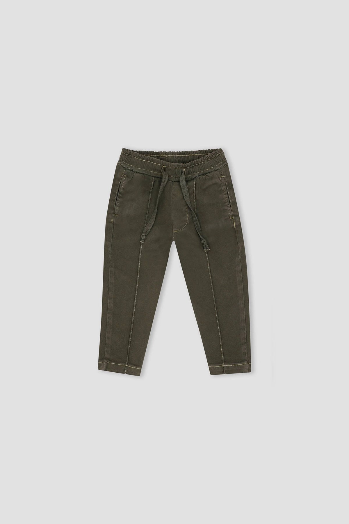 Denim Loose Jeans For Baby Boy - Khaki