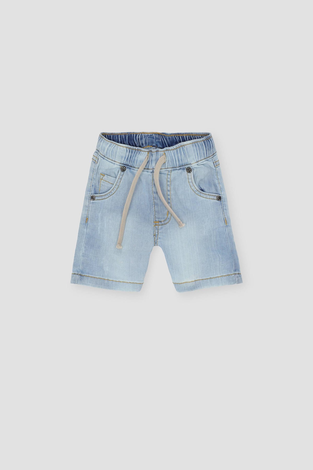 Denim Short For Boy - Light Blue