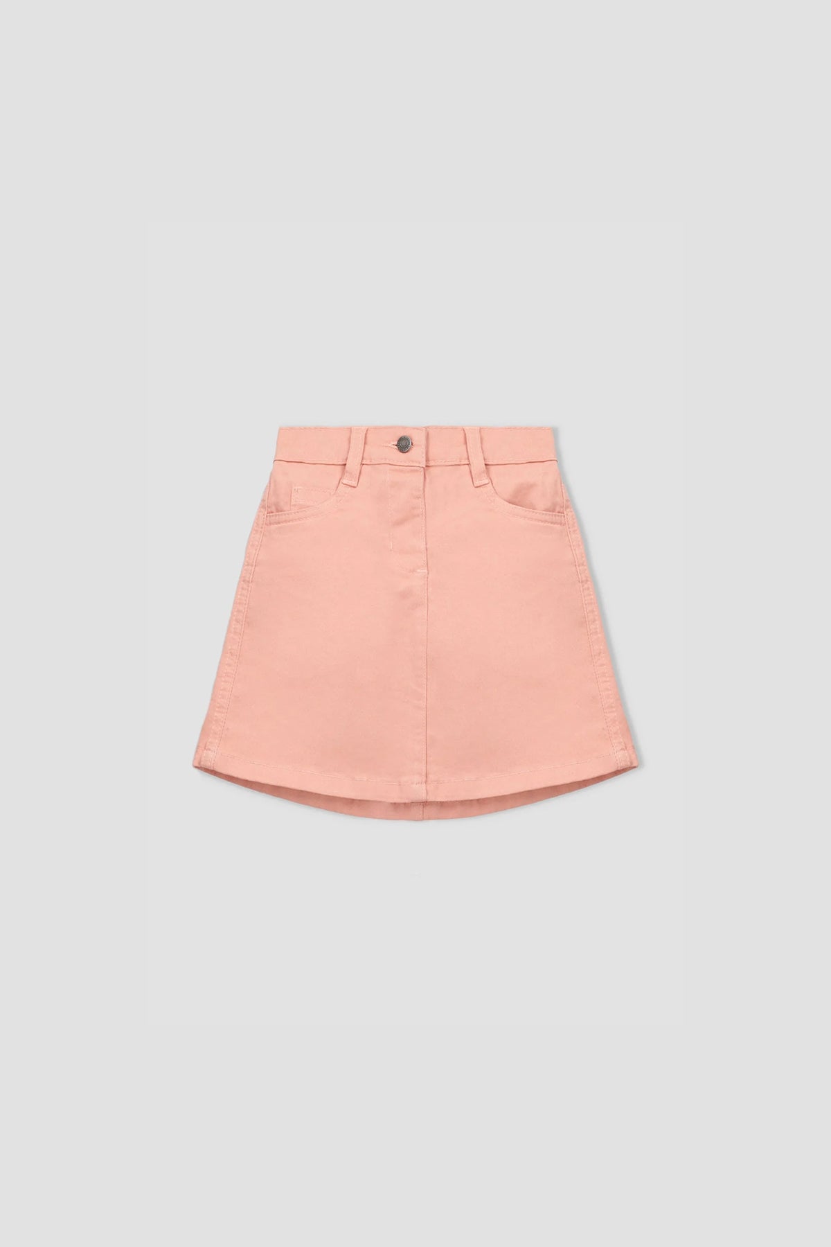 Denim Skirt For Baby Girl - Pink