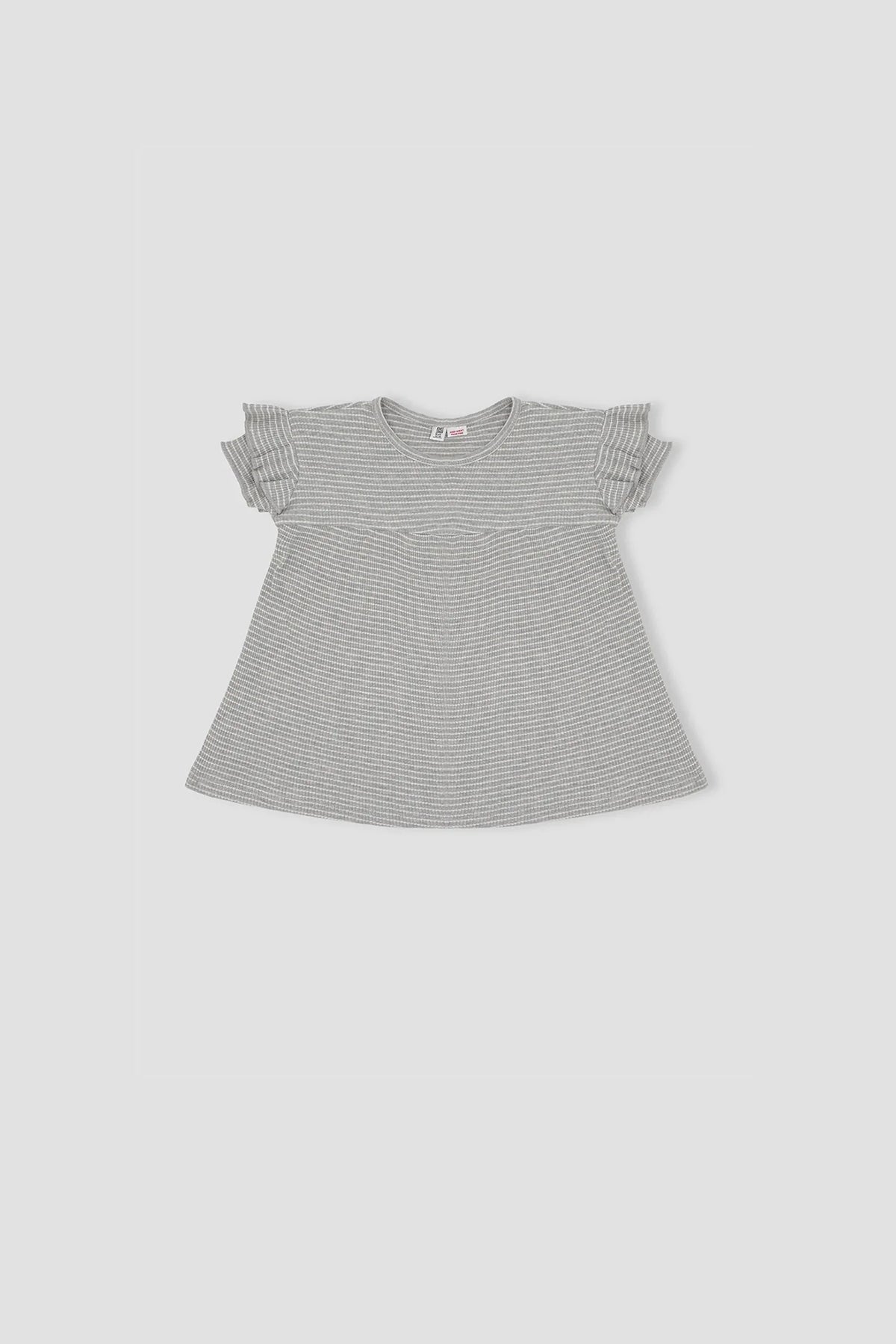 Dress For Baby Girl - Grey Melange