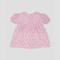 Dress For Baby Girl - Pink Pearl Back Side