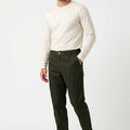  ELASTICATED REGULAR FIT PANTS FOR MEN   MEME
