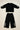 Embroidered Co-ord Set For Women - Black - MEME