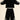 Embroidered Co-ord Set For Women - Black - MEME