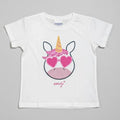 Emoji Printed T-Shirt For Baby Girl - White - MEME