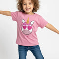 Emoji Printed T-Shirt For Baby Girl - Pink - MEME