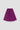 Embroidered Skirt For Girl - Purple Front Side