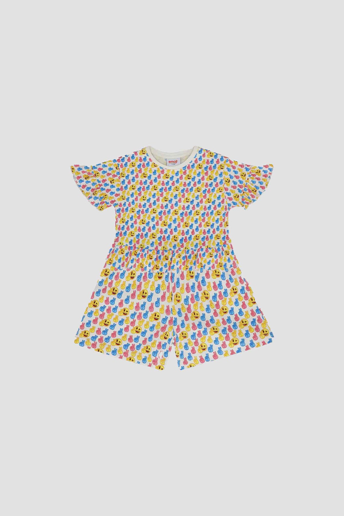 Emoji Suit For Girl - White