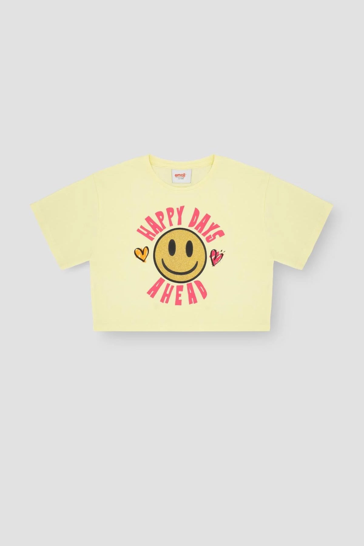 Emoji T-Shirt For Girl - Yellow