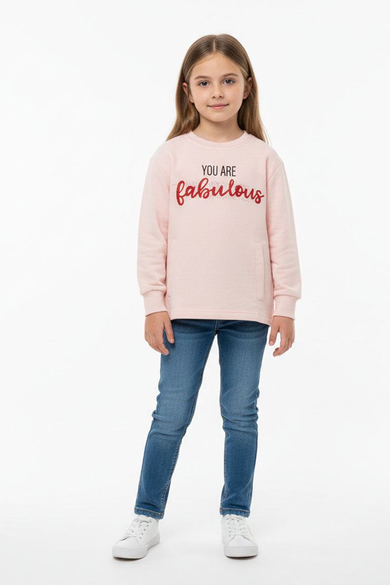 FABULOUS GRAPHIC SWEATSHIRT FOR GIRLS