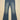 Flared Denim Jeans For Women - Light Blue - MEME