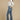 Flared Denim Jeans For Women - Light Blue - MEME