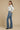 Flared Denim Jeans For Women - Light Blue - MEME