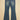 Flared Denim Jeans For Women - Light Blue - MEME