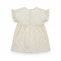 Floral Printed Dress for Girls - Yellow - MEME