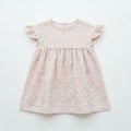 Floral Printed Dress for Girls - Pink - MEME