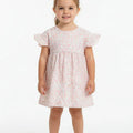 Floral Printed Dress for Girls - Pink - MEME