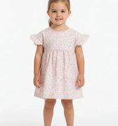 Floral Printed Dress for Girls - Pink - MEME