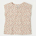 Floral Sleeveless Top for Girls - Soft Yellow - MEME