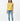 Flutter Sleeve V-Neck Top for Women - Yellow - MEME